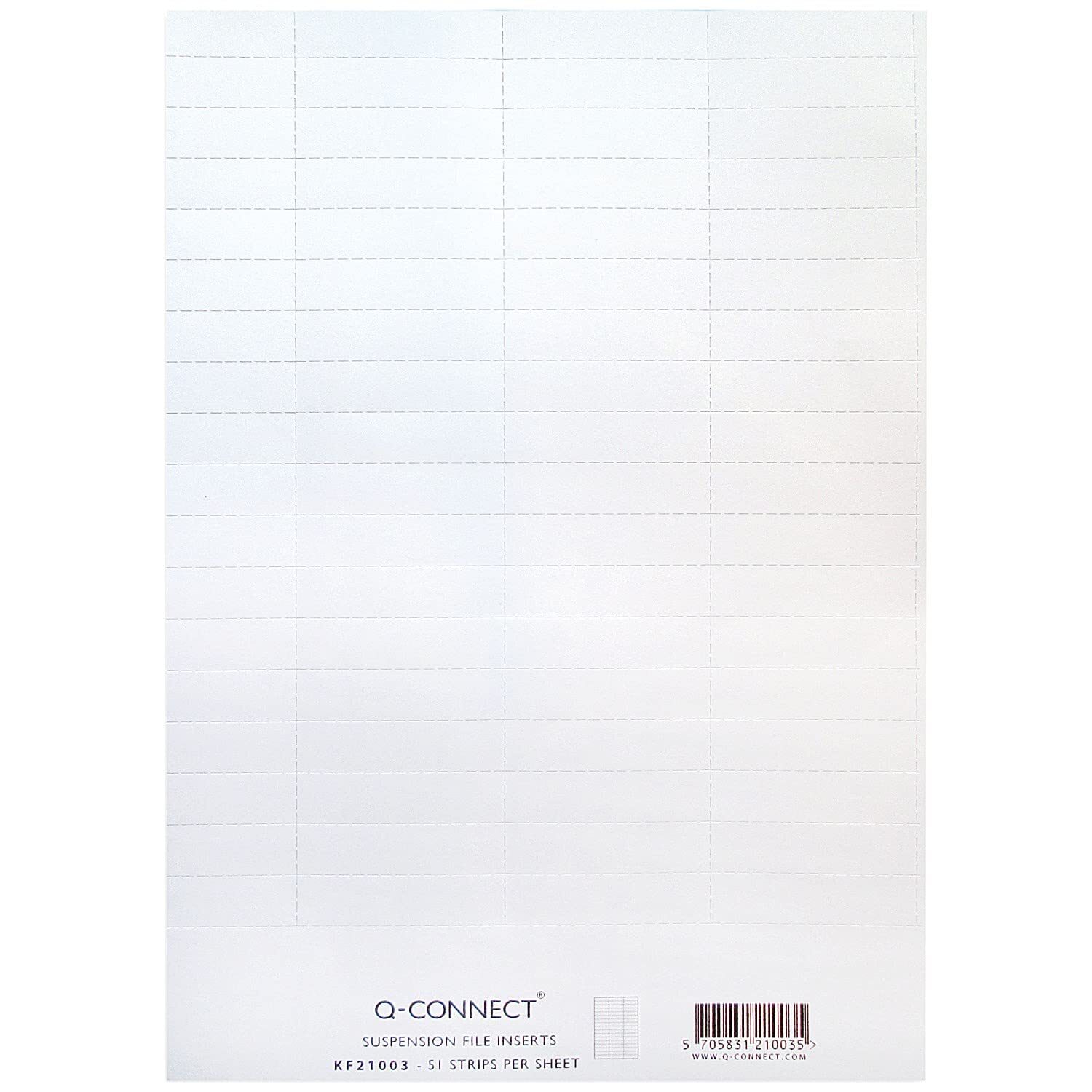 Q-Connect Suspension File Insert White (51 Pack) KF21003 1 White