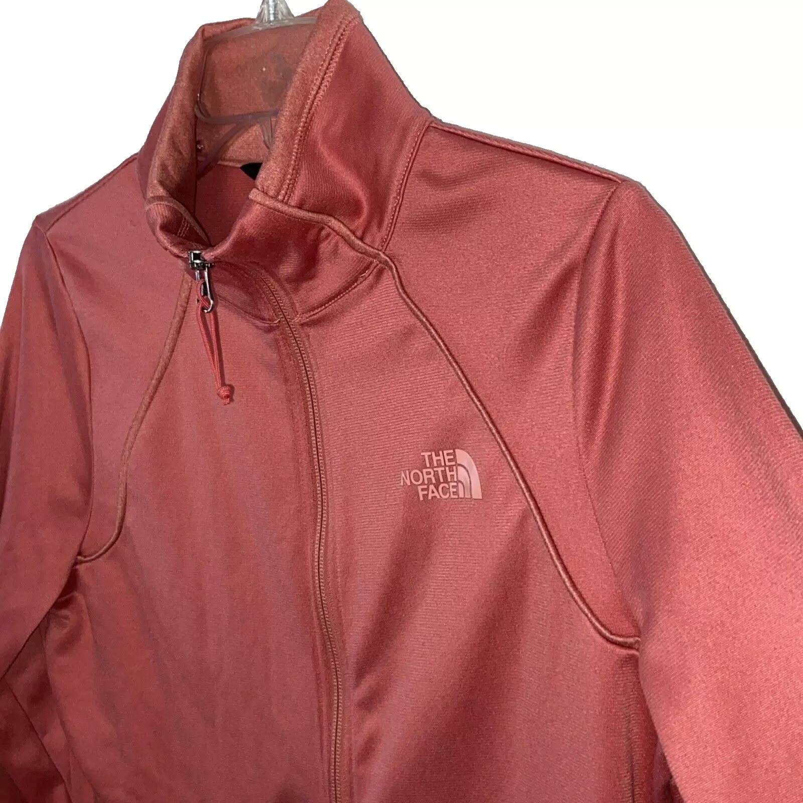 north-face front pockets activewear full zip jacket