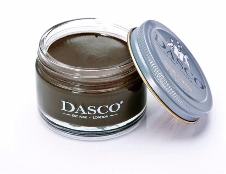 Dasco Shoe Cream Boot Polish Protection Restore Shine Leather Beeswax Dark Brown