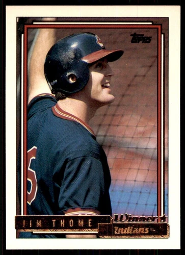 1992 Topps Gold Winners Jim Thome Baseball Cards #768