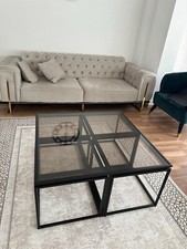 Couchtisch Glas Schwarz