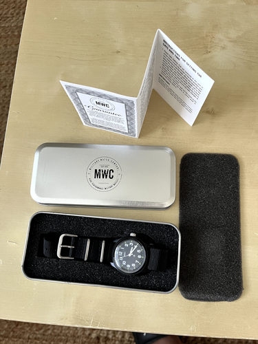 MWC Quartz Watch Military MIL/1966/BL Black - Picture 5 of 5
