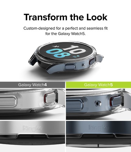 Coque Samsung Galaxy Watch 5 40/44 mm et 5 Pro 45 mm Ringke [mince] protection PC - Photo 114 sur 172