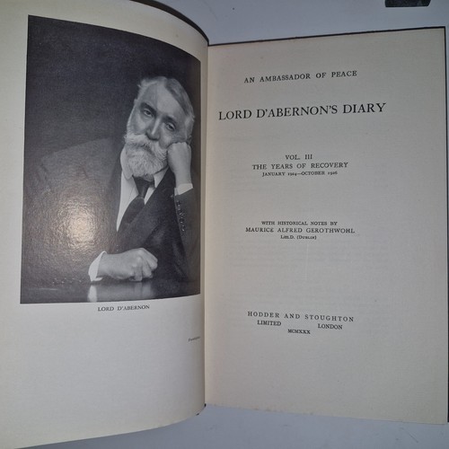 Diary of Lord d'Abernon, An Ambassador of Peace - 3 Volume Set Hodder 1929-30 - Picture 15 of 16