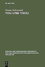 You und thou | Buch | 9783110002010 - Finkenstaedt, Thomas