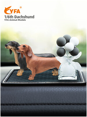 JJM Dachshund Dackel Teckel Dog Figure Animal Toys Model Adult  Xmas Gift