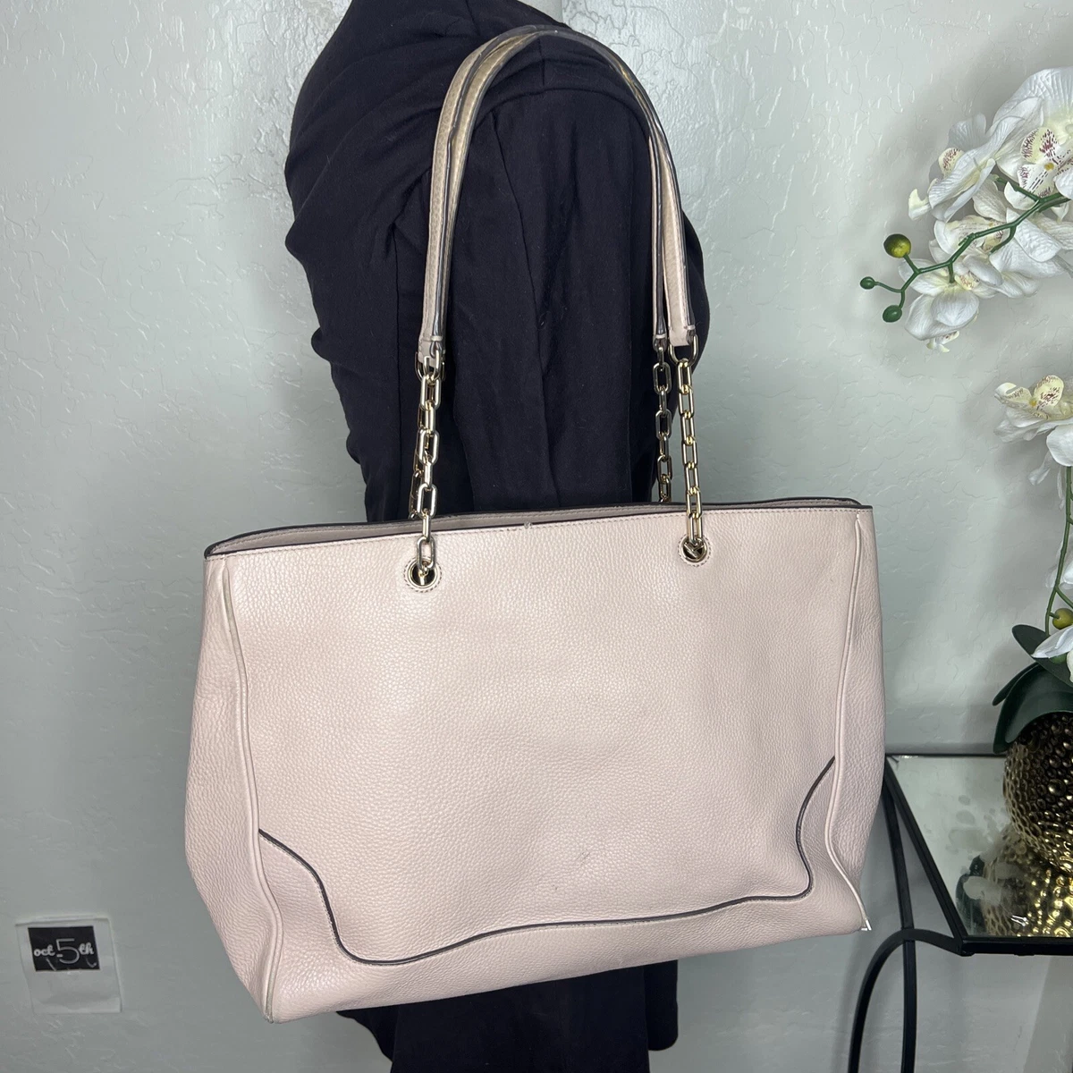 Tory burch marsden sales pebbled leather tote