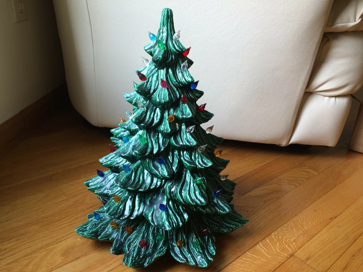 Atlantic Mold Light Up Lava Drip Ceramic Christmas Tree, 47 OFF