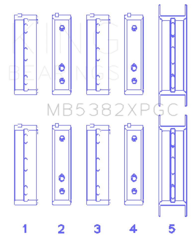 King para Subaru EJ20/EJ22/EJ25 Incluye Turbo (Talla STDX) pMaxKote Performance Foto 2 de 3