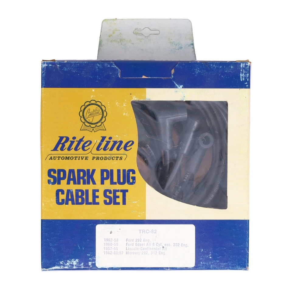JUEGO COMPLETO cables de bujía cables de encendido 1955-1957 Lincoln 341 368 V8 55 56 57 Foto 4 de 4