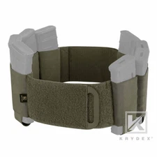 KRYDEX Elastic Carry Cummerbund Mag Pouch Holder for Plate Carrier Ranger Green