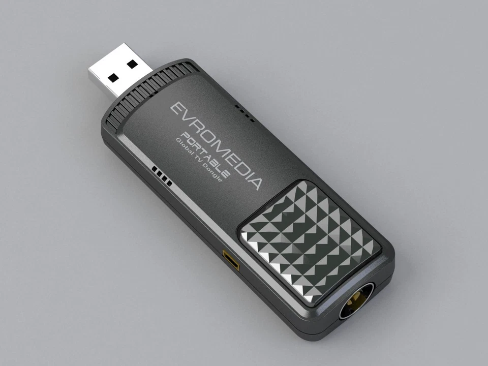 usb tv tuner DVB-T/C/Analog EVROMEDIA Hybrid Volar HD, New, capture video - Image 2 of 3