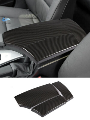 NinWelly jfqm 2Pcs Car Center Console Armrest Storage Box Cover Trim Fit for BMW 5 Series E60 2004-2010 Left Hand Drive Carbon Fiber Style NinWelly jfqm 2Pcs Car Center Console Armrest Storage Box Cover Trim Fit for BMW 5 Series E60 2004-2010 Left Hand Drive Carbon Fiber Style