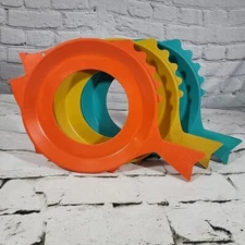 VTG Plate Mate Fish Lot Of 3 Camping Picnic BBQ RV Camper Paper Plate Holders 