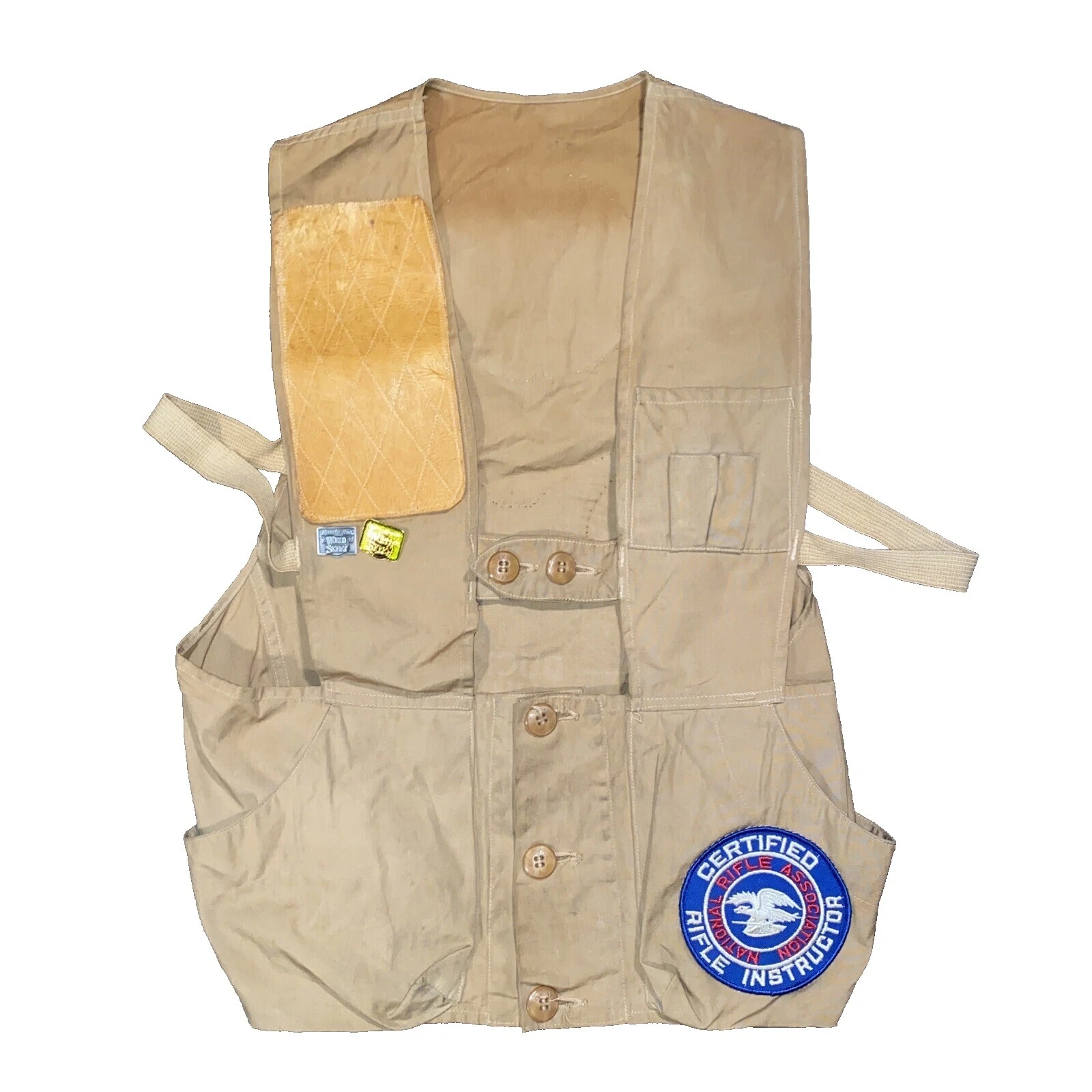 Chalecos Vintage de tamaño regular de Tela para Hombres