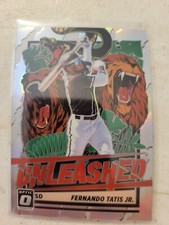 2021 DONRUSS OPTIC UNLEASHED SILVER HOLO FERNANDO TATIS JR. #8 SAN DIEGO PADRES