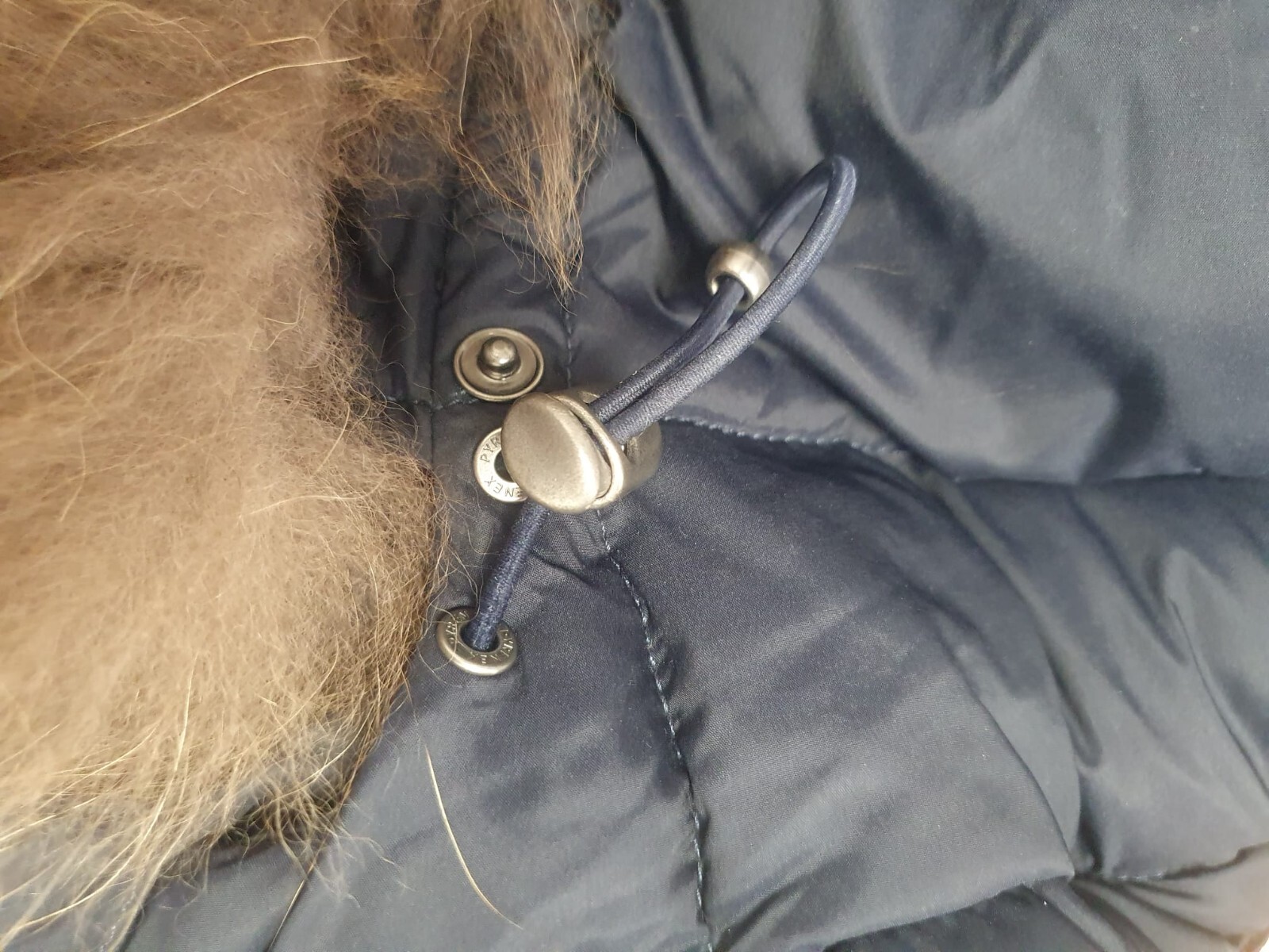 Pyrenex waterproof Puffa jacket parka navy mens with fur eBay