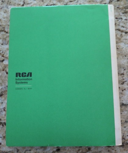 Vintage SPECTRA 70 RCA All Systems COBOL Reference Manual Dated 1969 - Picture 16 of 16