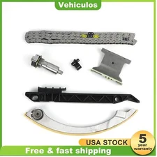 TKC8002 Engine Timing Chain Kit w/Chain Guide Rail Tensioner Sprocket for Chevy