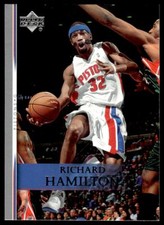 2007-08 Upper Deck 125 Richard Hamilton Detroit Pistons Basketball Card