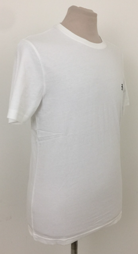 Original Penguin Men's T-Shirt White Stretch Logo Used# F1 - Picture 8 of 14
