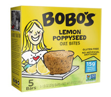 Bobos Oat Bars - Oat Bites Lemon Poppyseed - ...
