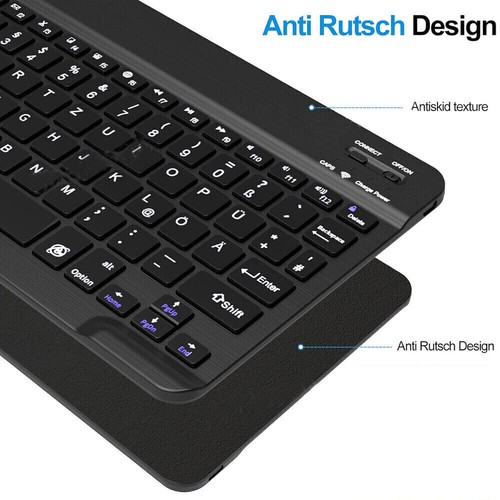 QWERTZ Tastatur Maus Hülle Case Für Lenovo Tab M10 Plus 3rd Gen P11 Pro P11 Plus - Bild 36 von 60