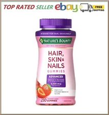 Nature's Bounty Optimal Solutions Hair, Skin & Nails Advanced, 230 Gummies