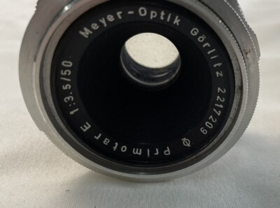 Meyer Optik Gorlitz 50mm F/3.5 Primotar E Exakta/Exa Mount Vintage