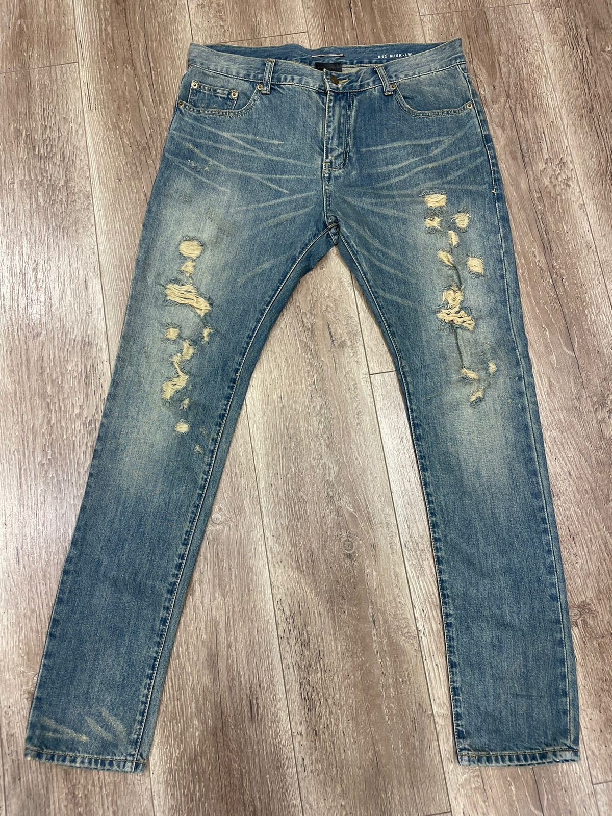 Saint Laurent Jean Homme Très Bon État En Coton