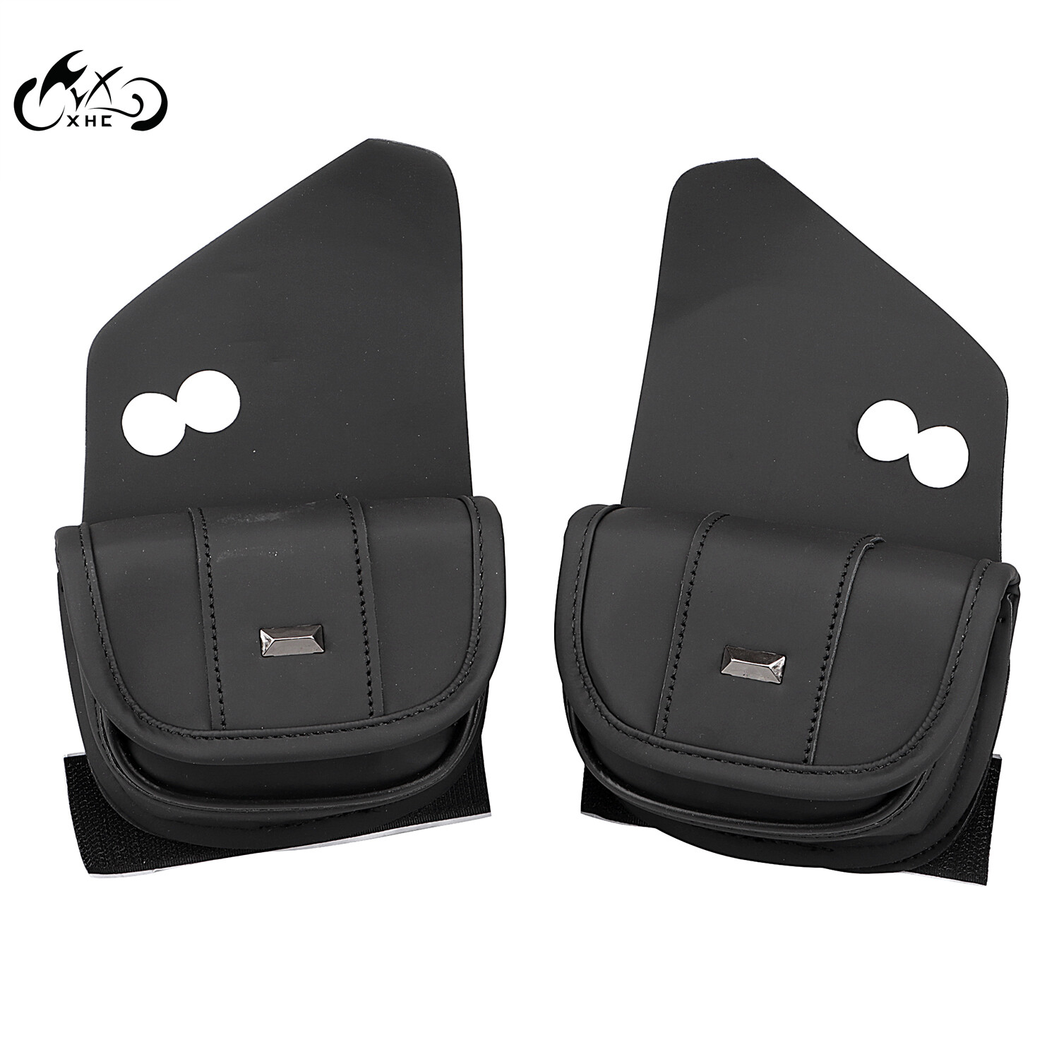 Matte Black Windshield Faring Pouches For Harley Street Glide Special FLHXS FLHT
