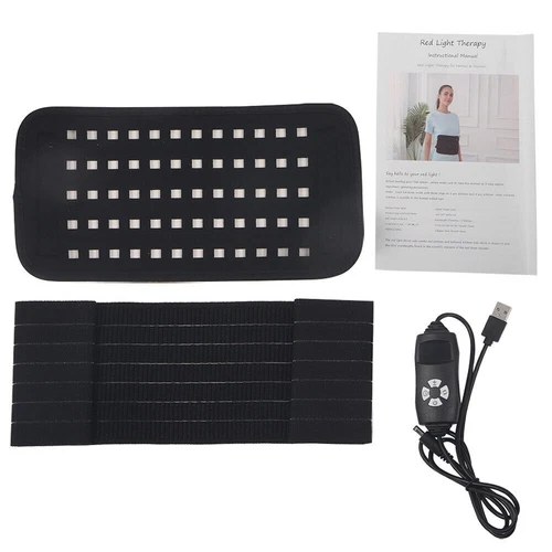 30W 660nm 850nm Near Infrared Red Light Pain Relief Therapy Waist Wrap Pad Belt - Picture 12 of 12