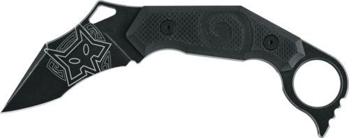 Fox Knives FX-651 Fixed Blade Knife Karambit Black G10 N690Co Stainless ...