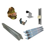Complete Sliding Gate Hardware Kit for 5m Cladded Gate 78mm flat mount wheels