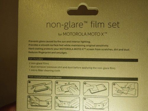 Screen Protector Motorola Moto X Non-Glare M4DE Designed By Power Support MMXT02 - Picture 5 of 6