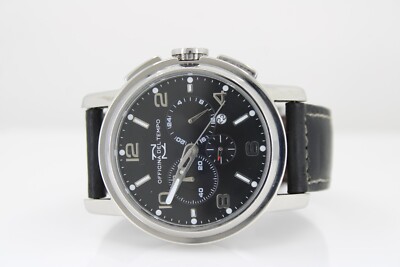 Montre OT1016/01NWY Officina Del Tempo – Quartz, Cadran Noir, Boîtier Acier Inox – Unisexe