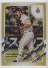 2021 Chrome NPB Nippon Professional Baseball Gold Refractor 43/50 Yuito Mori 3a1
