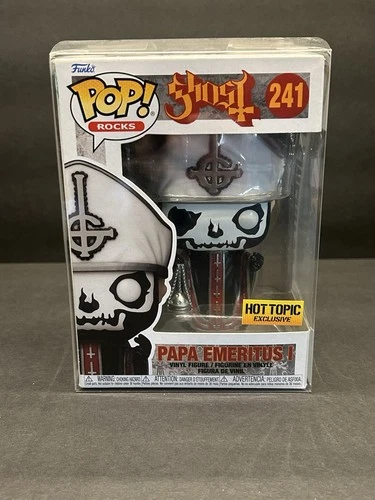 Funko POP Rocks! Ghost PAPA EMERITUS I 241 Figure Hot Topic Exclusive
