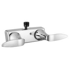 RV Shower Faucet Valve Diverter with Winged Levers Chrome Finish