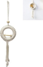 Mini Macrame Wall Hanging Basket Handmade Boho Woven Wall Decor Bedroom Living
