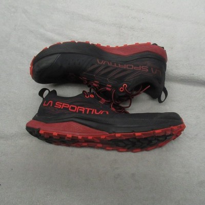 La Sportiva Men 10.5 Running Shoes Black Jackal Trail Rugged Hiking Lightweight