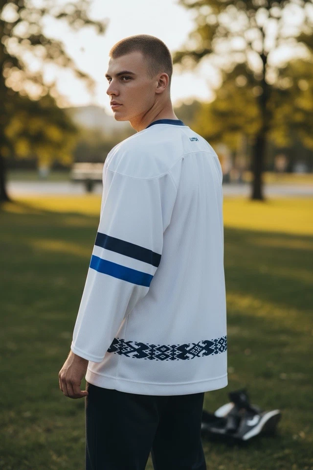 Camiseta deportiva de hockey grande con licencia oficial KHL Dinamo Minsk talla 50 UE/EE. UU. de Lutch Foto 3 de 4