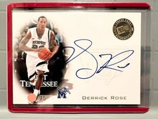 Autograph Gold 75 Limited Gold Auto 08 Press Pass Derrick Rose Derrick Rose NBA