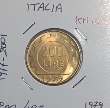 Italia 200 lire, 1979  -  km 105