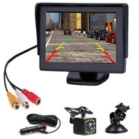 RüCkfahrkamera 4,3 Zoll Nachtsicht 12 LED Auto Monitor