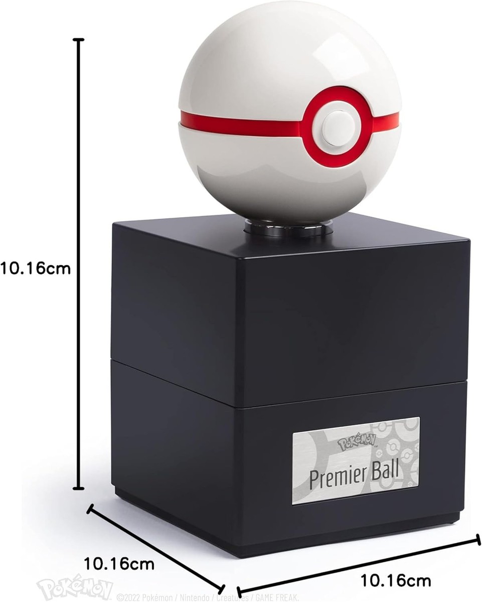 The Wand Company Pokemon Premier Ball Die-Cast Electronic Replica
