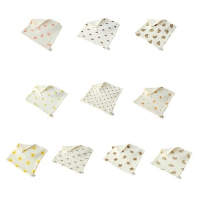 Soft Burp Cloths Small Handkerchief Newborn Hand Face Towel Infant Essential