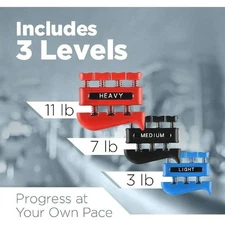 Hand Grip Strengthener for Forearm&Finger Exercise - Rock Climbing&Musician Use 