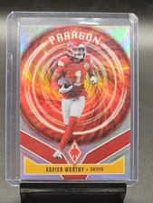 2025 Phoenix - Xavier Worthy - Silver Paragon Refractor SP - Kansas City Chiefs
