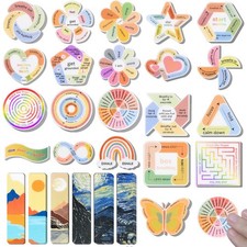 102 Pieces Calm Anxiety Sensory Stickers, 2 Different Surface Texture Color